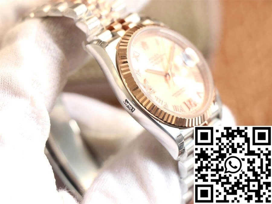 GoodFit Rolex Datejust M126231-0027 EW Factory Diamonds Rose Gold Dial 728