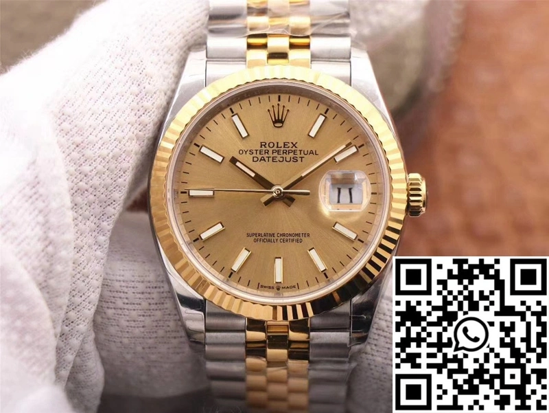 Rolex Datejust M126233-0015 EW Factory Champagne Dial Minimalist 659