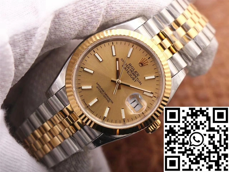 Rolex Datejust M126233-0015 EW Factory Champagne Dial Minimalist 659