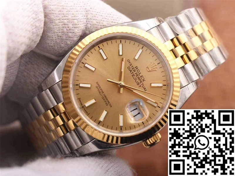 Rolex Datejust M126233-0015 EW Factory Champagne Dial Minimalist 659