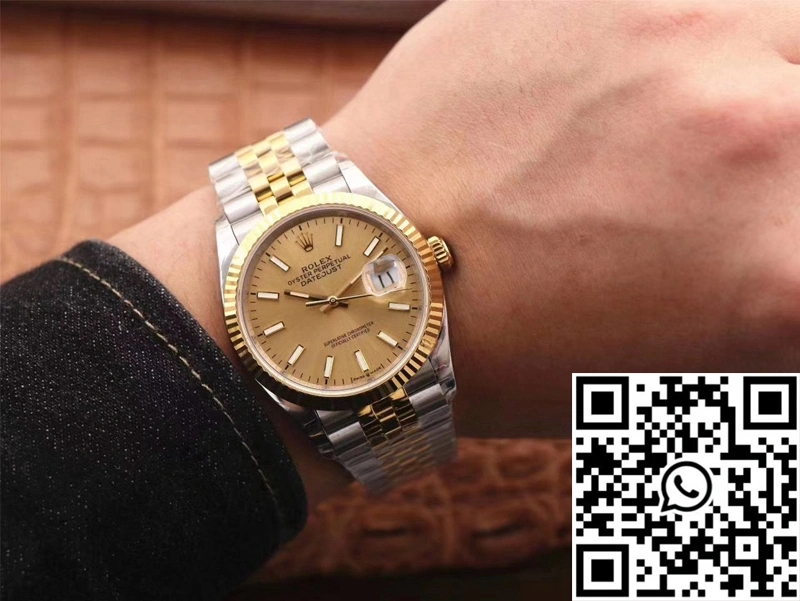 Rolex Datejust M126233-0015 EW Factory Champagne Dial Minimalist 659