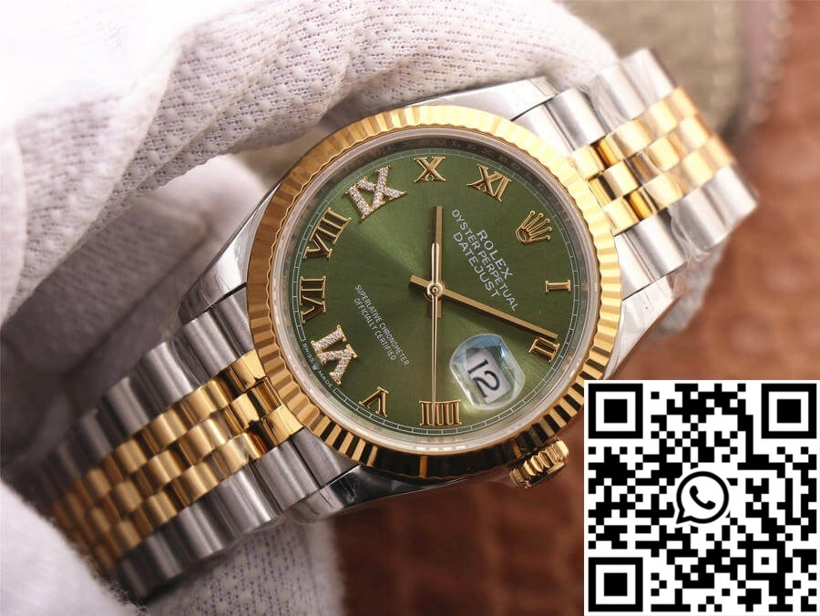 AllSeason Rolex Datejust M126233-0025 EW Factory Olive Green Dial 688