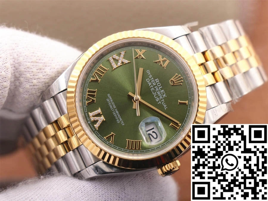 AllSeason Rolex Datejust M126233-0025 EW Factory Olive Green Dial 688