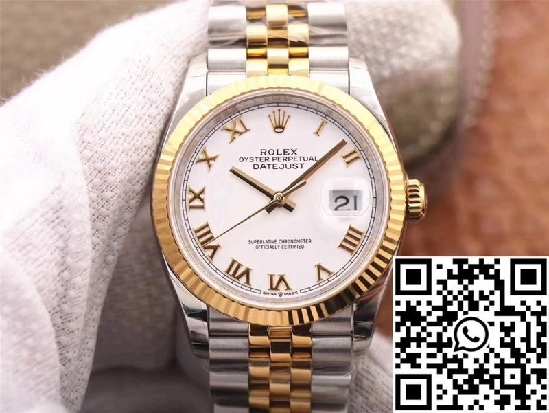 Tailored Rolex Datejust M126233-0029 EW Factory White Dial 667