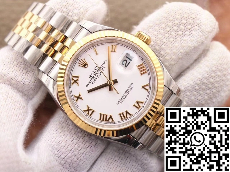 Tailored Rolex Datejust M126233-0029 EW Factory White Dial 667