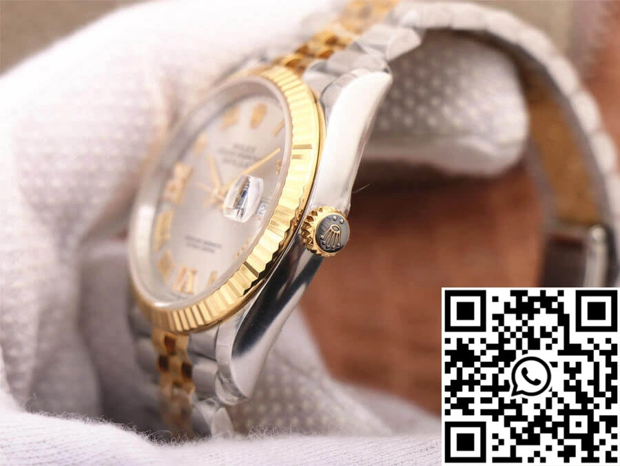 Rolex Datejust M126233-0031 EW Factory Yellow Gold Diamond Dial Stylish 747