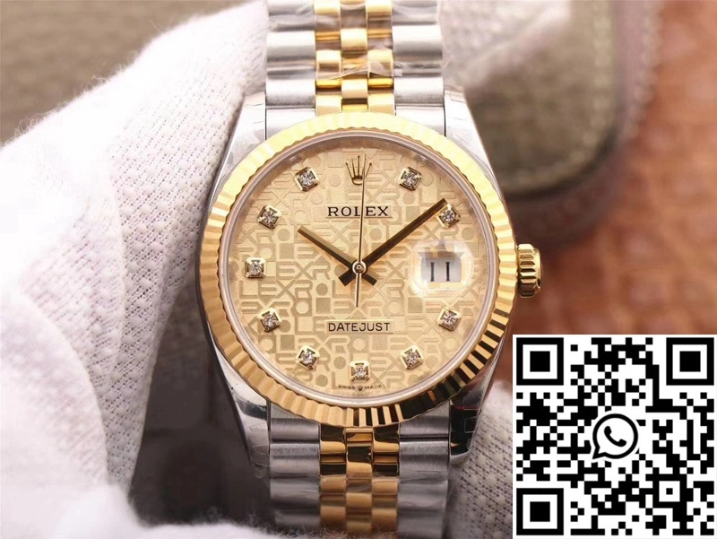 Efficient Rolex Datejust M126233-0033 EW Factory Champagne Dial 644