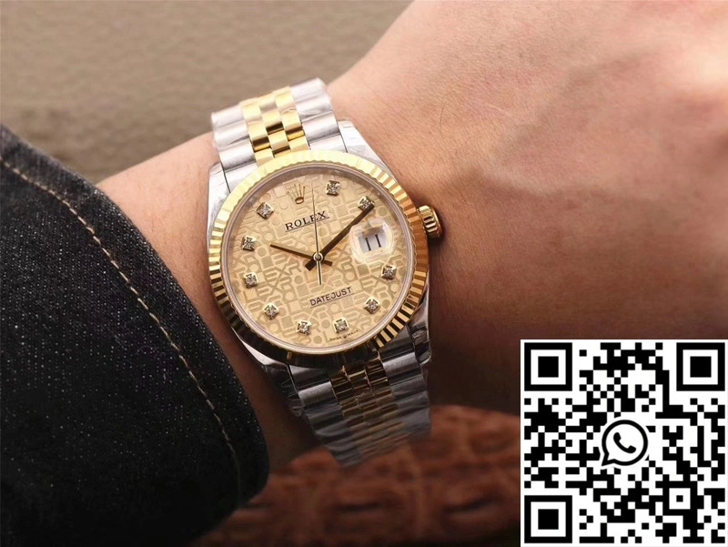 Efficient Rolex Datejust M126233-0033 EW Factory Champagne Dial 644