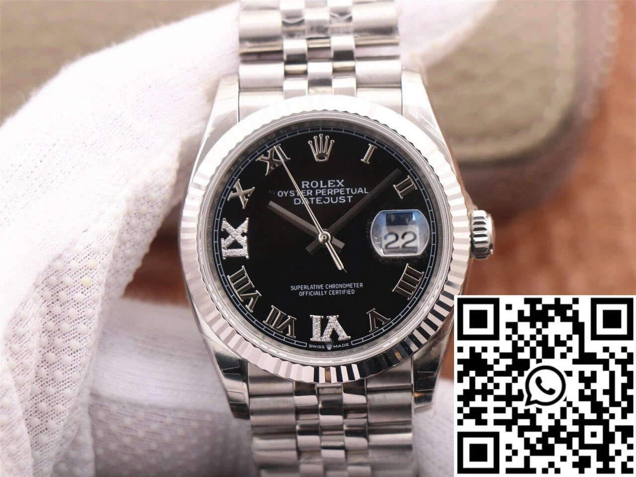 Rolex Datejust M126233 EW Factory Black Diamond-set Dial Neat 680