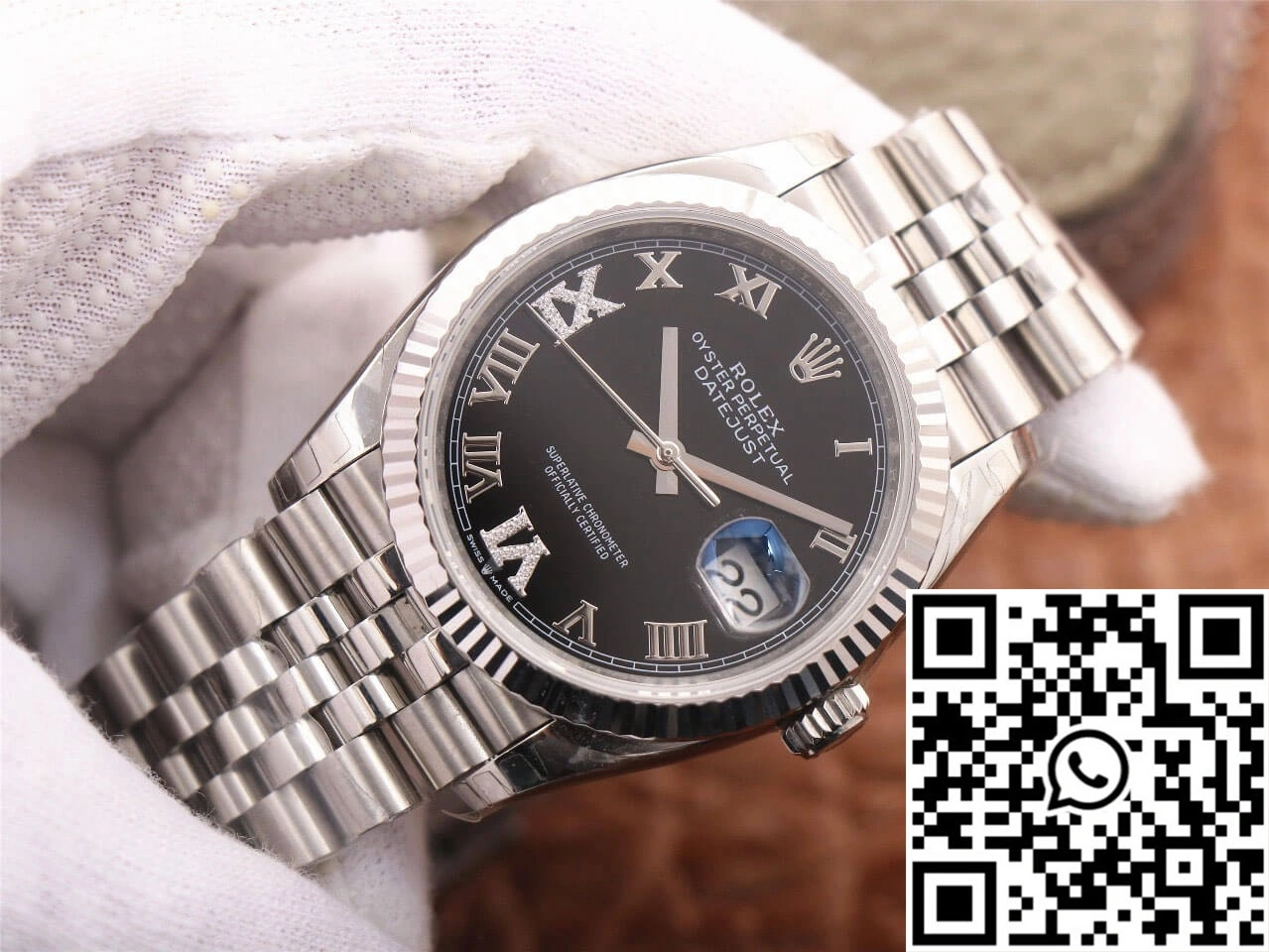 Rolex Datejust M126233 EW Factory Black Diamond-set Dial Neat 680