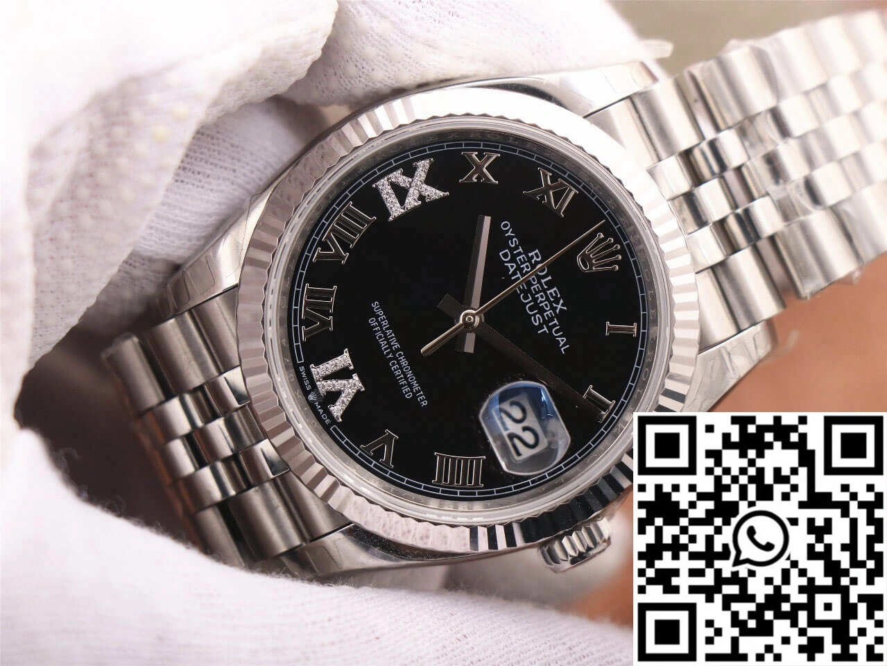 Rolex Datejust M126233 EW Factory Black Diamond-set Dial Neat 680