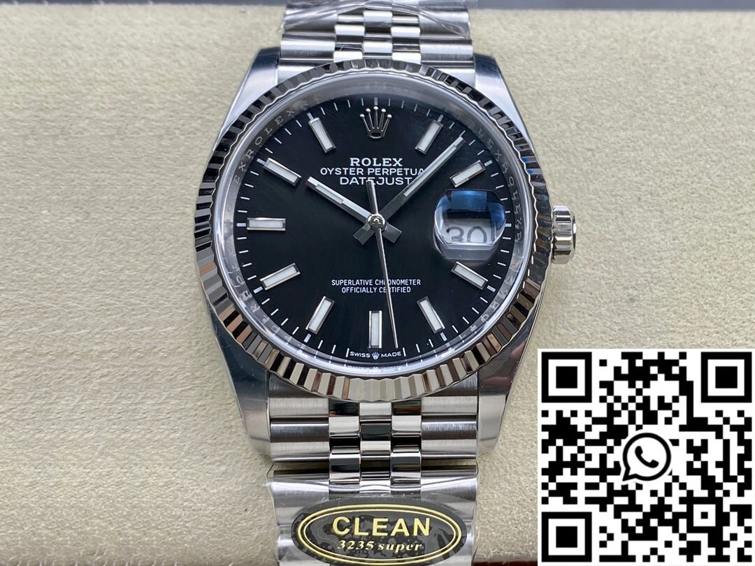 Timeless Rolex Datejust M126234-0015 36MM Clean Factory Black Dial 673