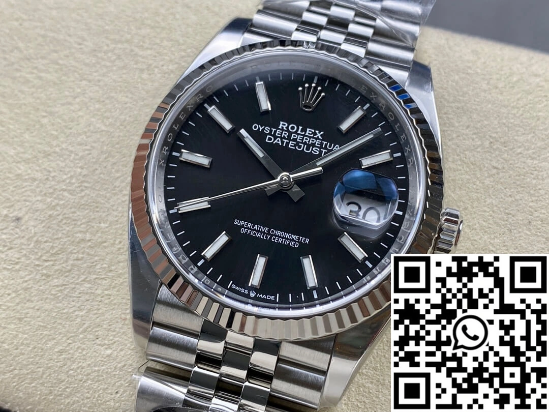 Timeless Rolex Datejust M126234-0015 36MM Clean Factory Black Dial 673