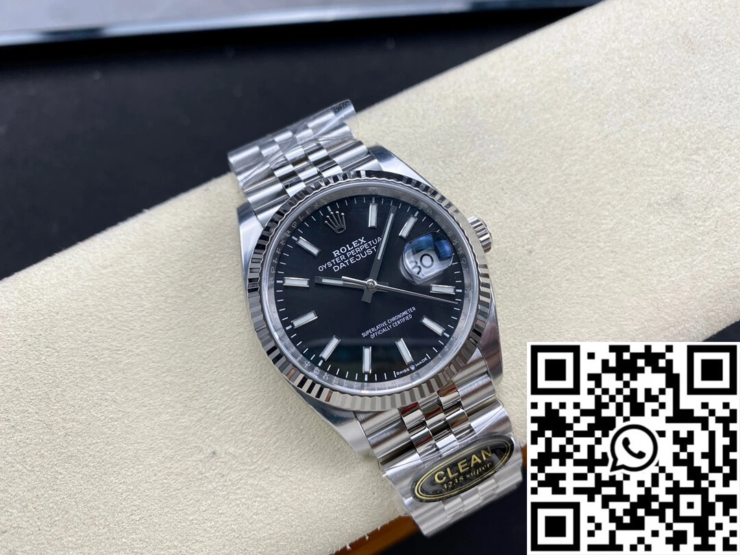 Timeless Rolex Datejust M126234-0015 36MM Clean Factory Black Dial 673