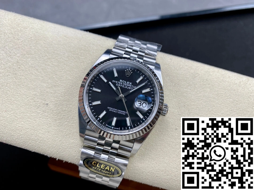 Timeless Rolex Datejust M126234-0015 36MM Clean Factory Black Dial 673