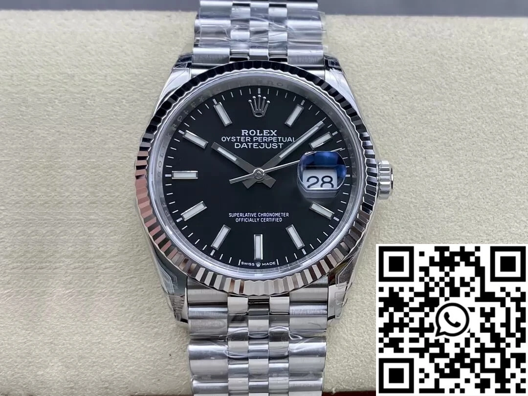 Vibrant Rolex Datejust M126234-0015 36MM VS Factory Stainless Steel 687