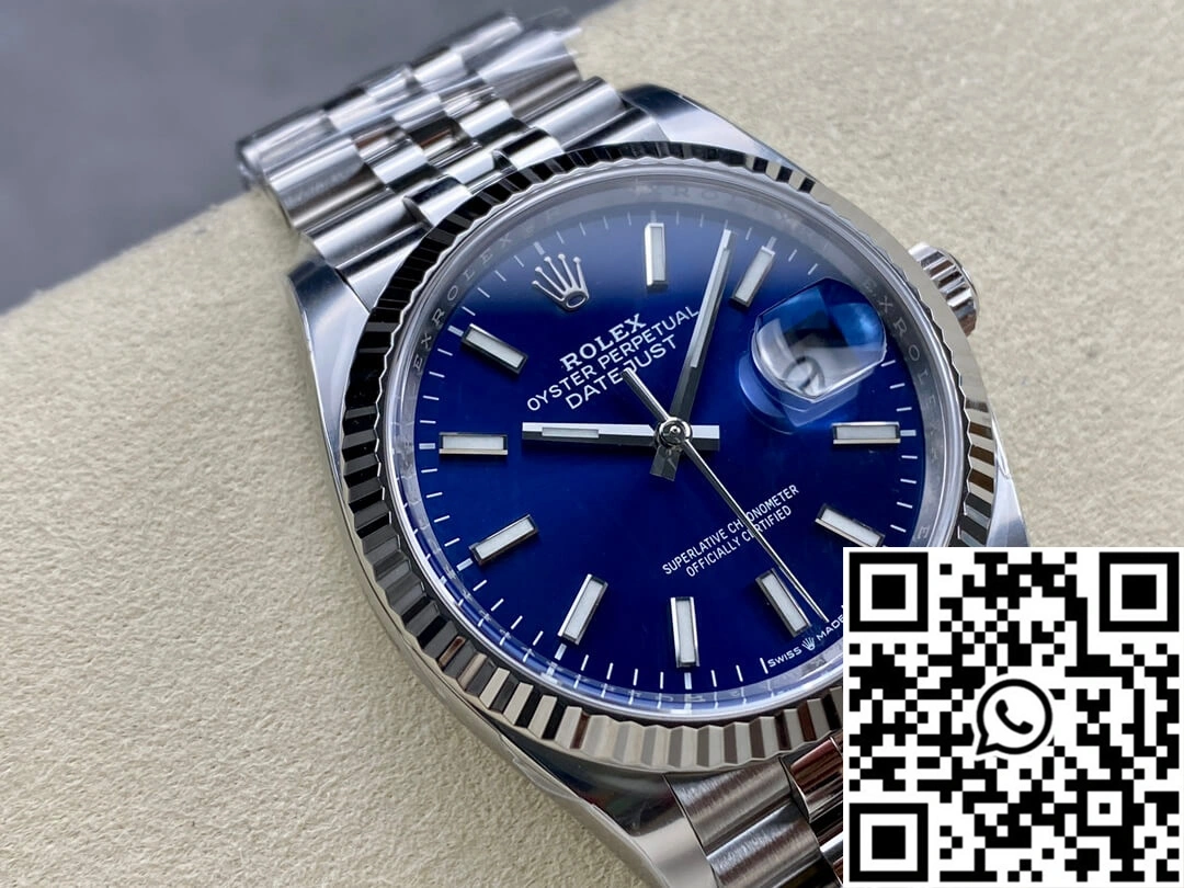 SportInspired Rolex Datejust M126234-0017 36MM Clean Factory Blue Dial 691
