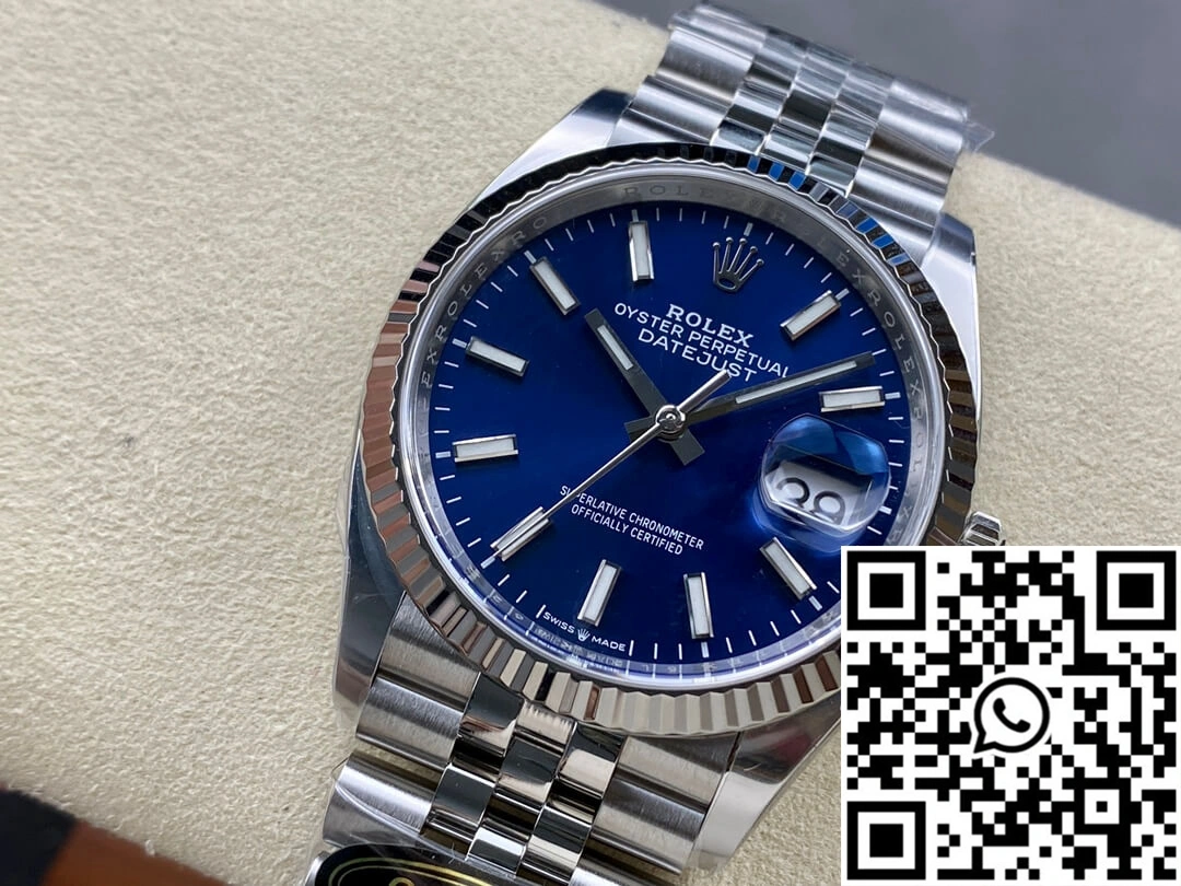 SportInspired Rolex Datejust M126234-0017 36MM Clean Factory Blue Dial 691