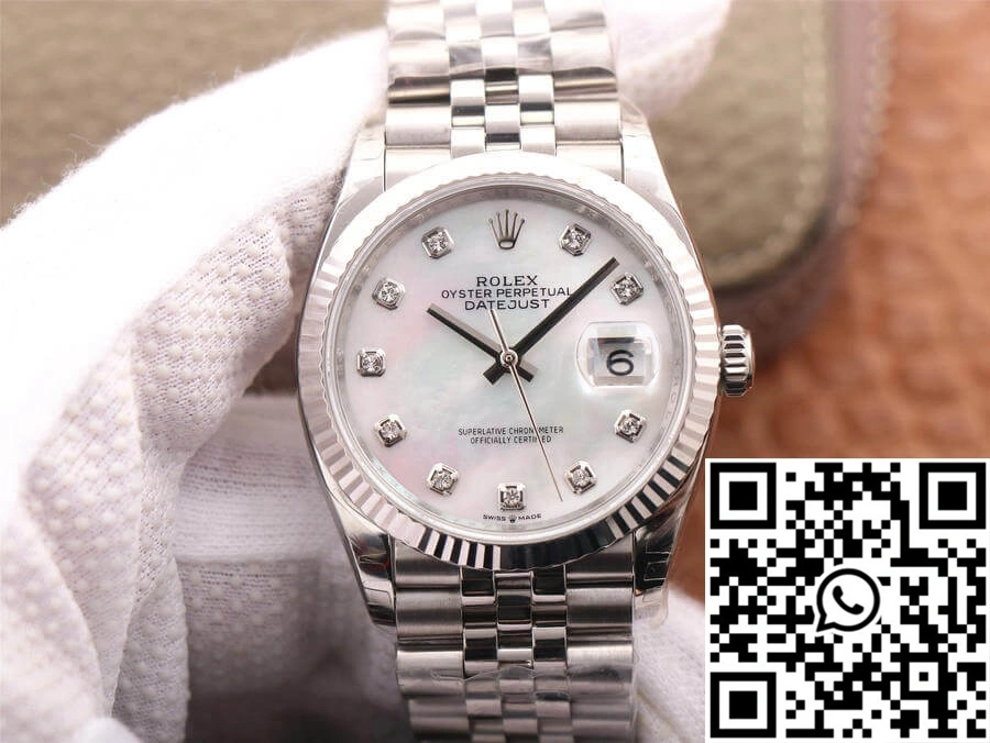 Rolex Datejust M126234-0019 EW Factory White Mother-Of-Pearl Dial WrinkleFree 849