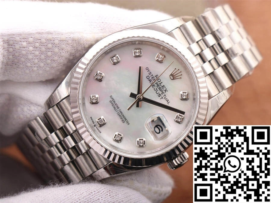 Rolex Datejust M126234-0019 EW Factory White Mother-Of-Pearl Dial WrinkleFree 849