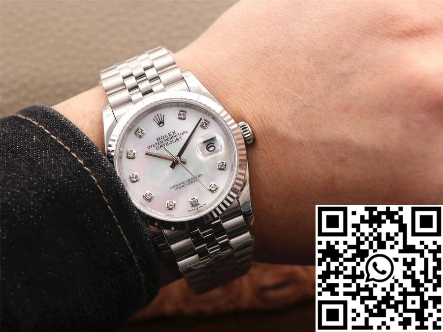 Rolex Datejust M126234-0019 EW Factory White Mother-Of-Pearl Dial WrinkleFree 849