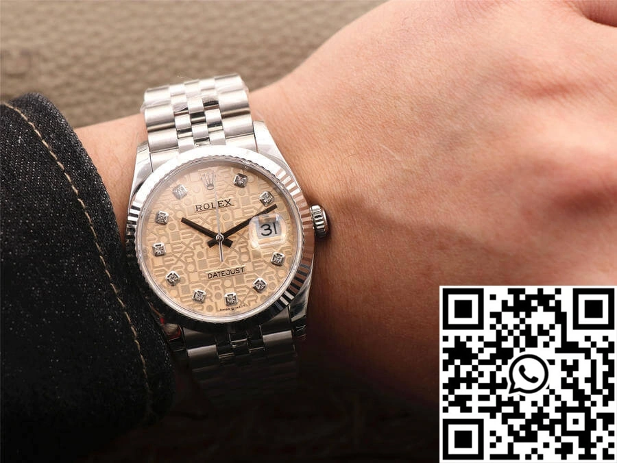 Rolex Datejust M126234-0023 36MM EW Factory Diamond-Studded Dial Unisex 721