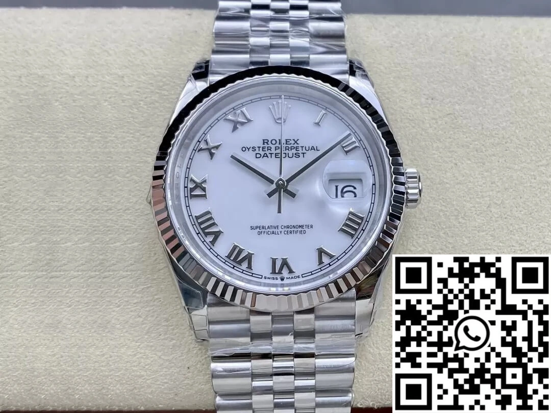 Rolex Datejust M126234-0025 36MM VS Factory White Dial TechFriendly 715