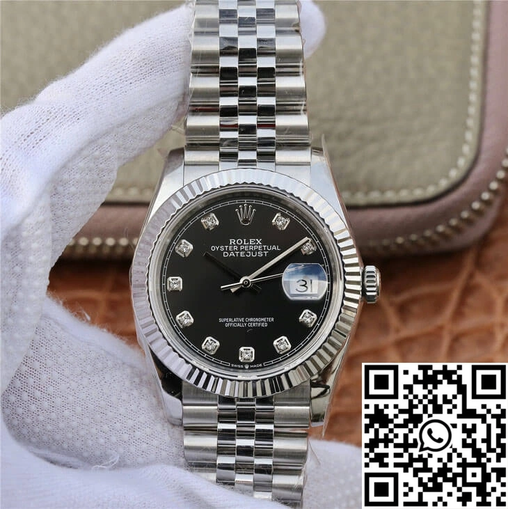 BestValue Rolex Datejust M126234-0027 GM Factory Black Diamond-se Dial 724