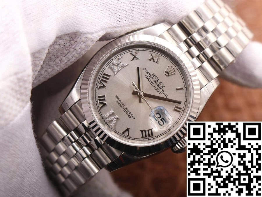 Rolex Datejust M126234-0029 EW Factory Diamond Silver Dial Trendsetting 757