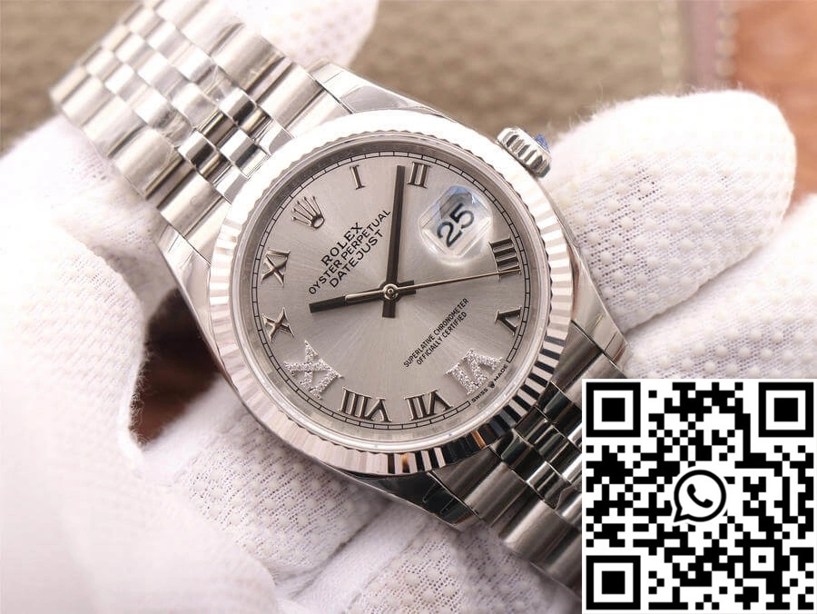 Rolex Datejust M126234-0029 EW Factory Diamond Silver Dial Trendsetting 757