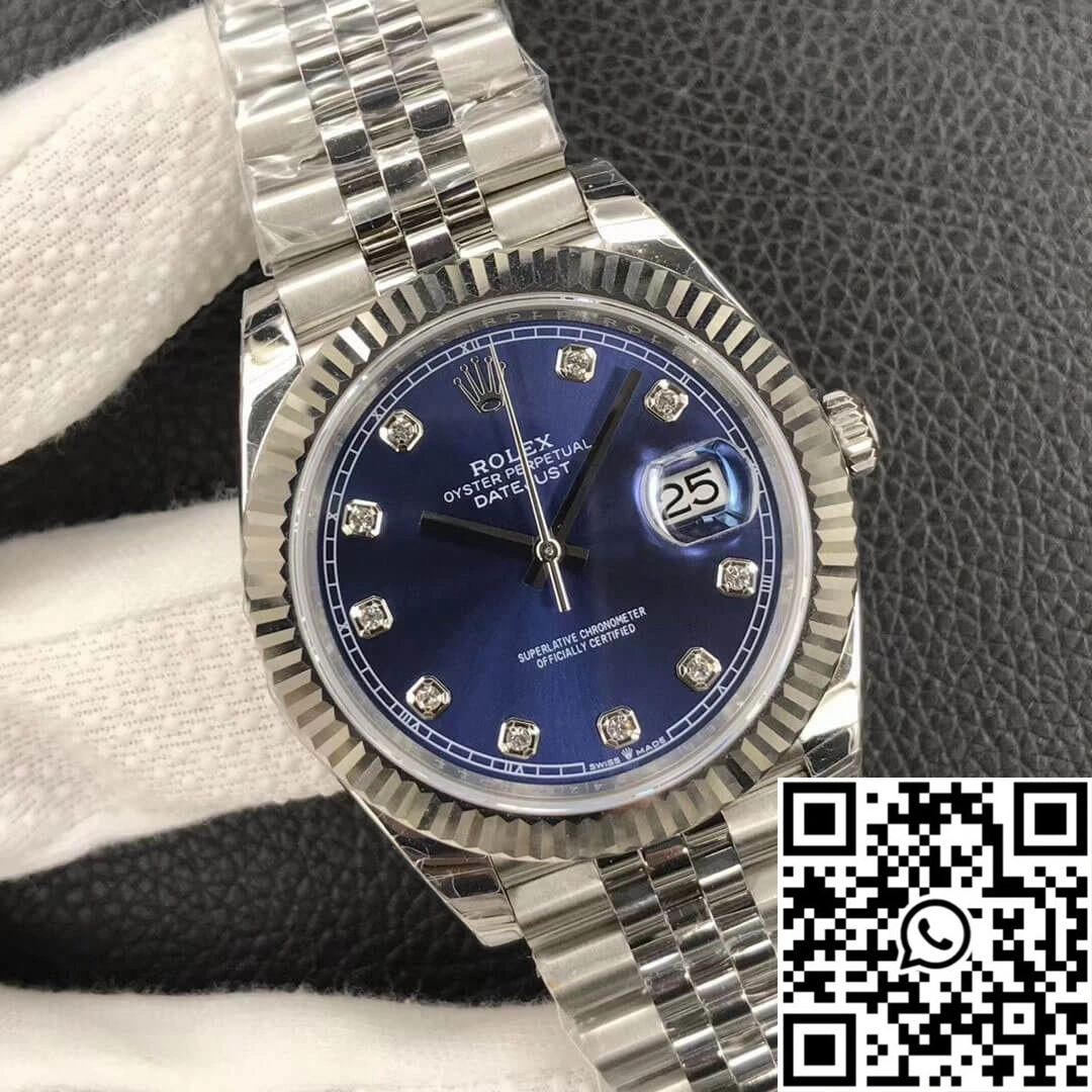 Affordable Rolex Datejust M126234-0037 EW Factory 18ct White Gold 762
