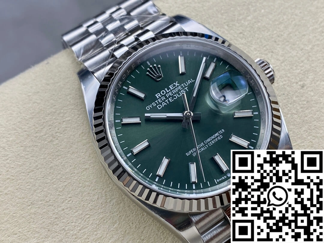 Rolex Datejust M126234-0051 36MM Clean Factory Green Dial Durable 718