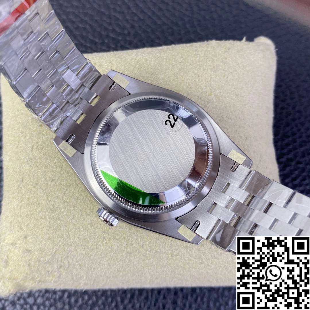 FlexibleFit Rolex Datejust M126234 36MM Clean Factory Stainless Steel Green Motif Dial Diamond Hourmarker 690