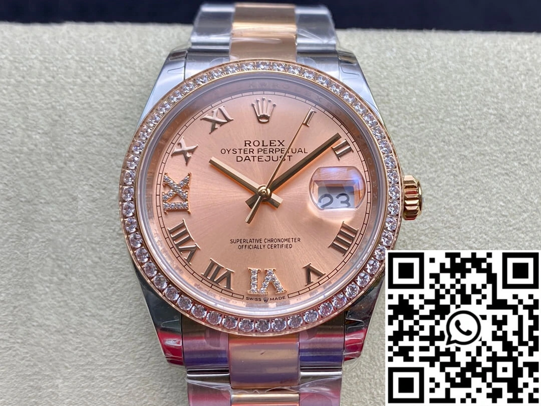 Rolex Datejust M126281RBR-0016 EW Factory Rose Gold Versatile 846