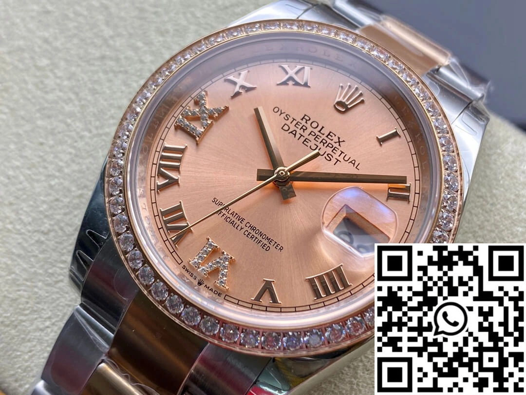 Rolex Datejust M126281RBR-0016 EW Factory Rose Gold Versatile 846