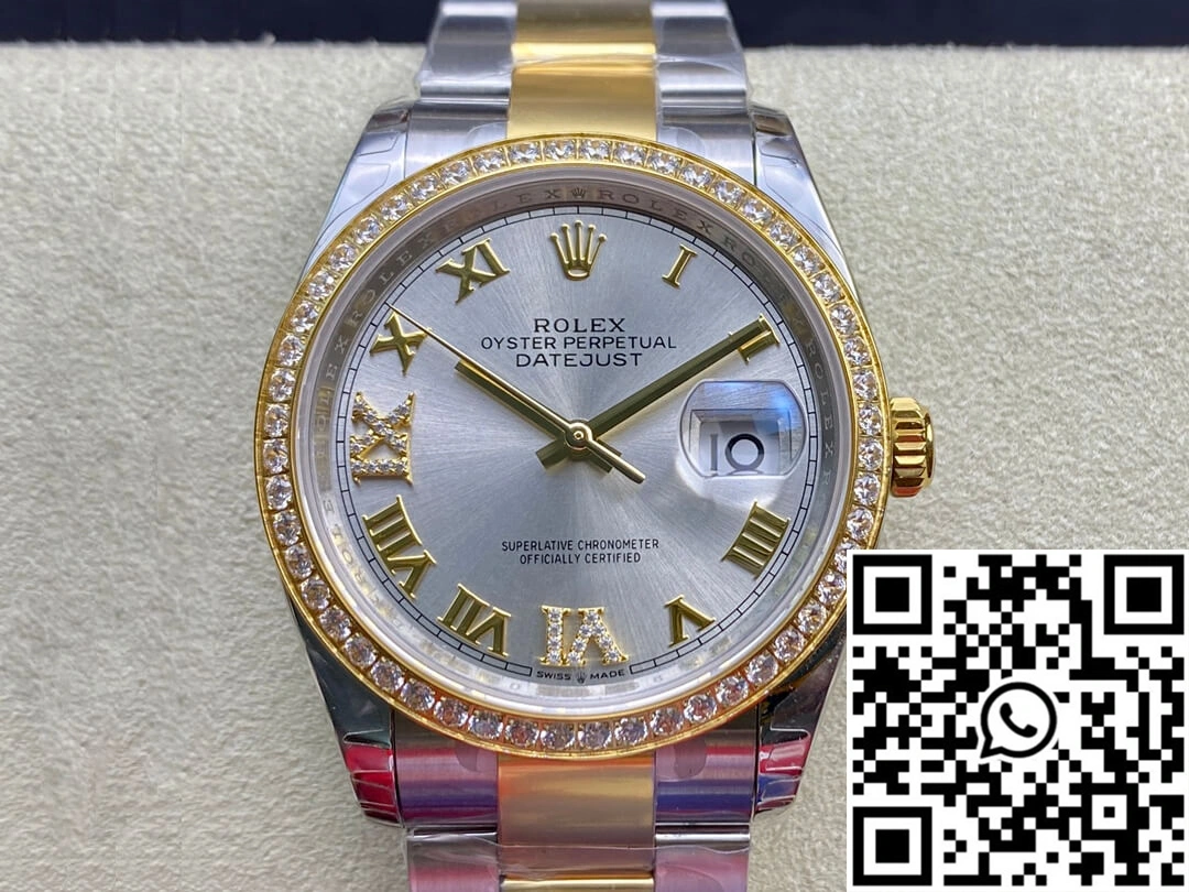 Rolex Datejust M126283RBR-0018 EW Factory Diamond-set Bezel Stretchable 765