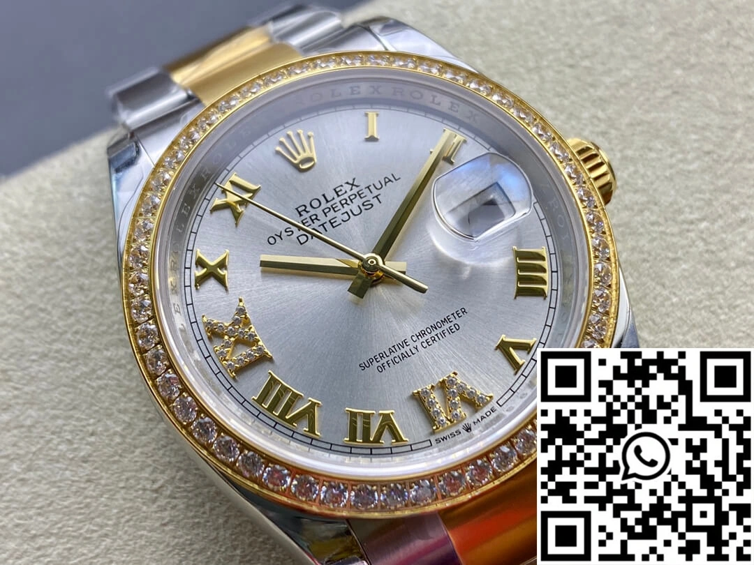 Rolex Datejust M126283RBR-0018 EW Factory Diamond-set Bezel Stretchable 765