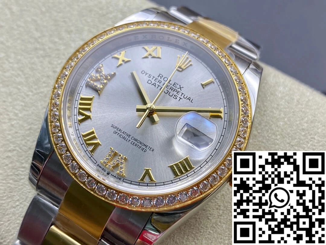 Rolex Datejust M126283RBR-0018 EW Factory Diamond-set Bezel Stretchable 765
