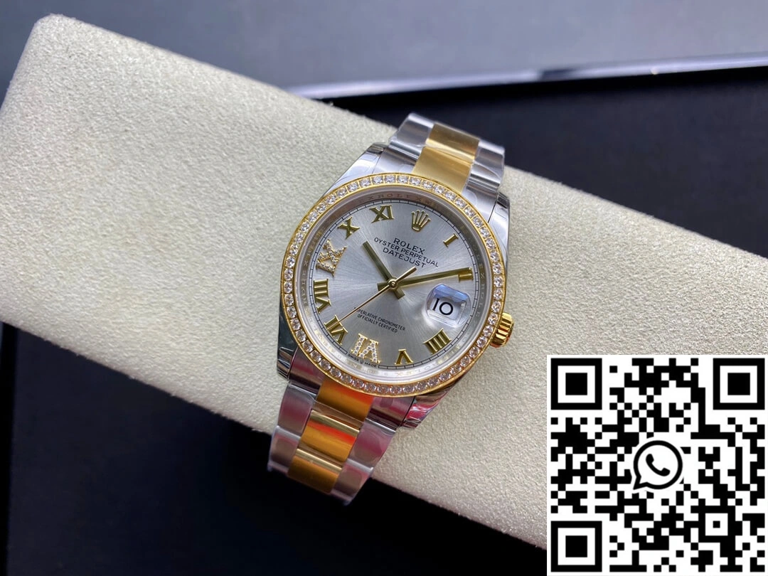 Rolex Datejust M126283RBR-0018 EW Factory Diamond-set Bezel Stretchable 765