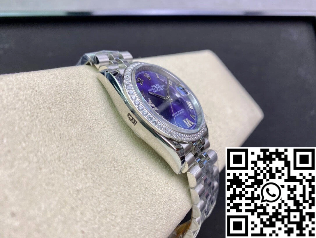HighQuality Rolex Datejust M126284RBR-0013 EW Factory Diamond-set Bezel 750