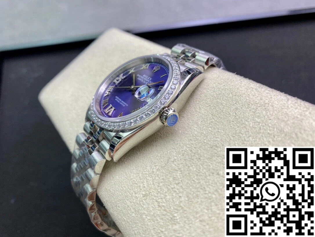 HighQuality Rolex Datejust M126284RBR-0013 EW Factory Diamond-set Bezel 750
