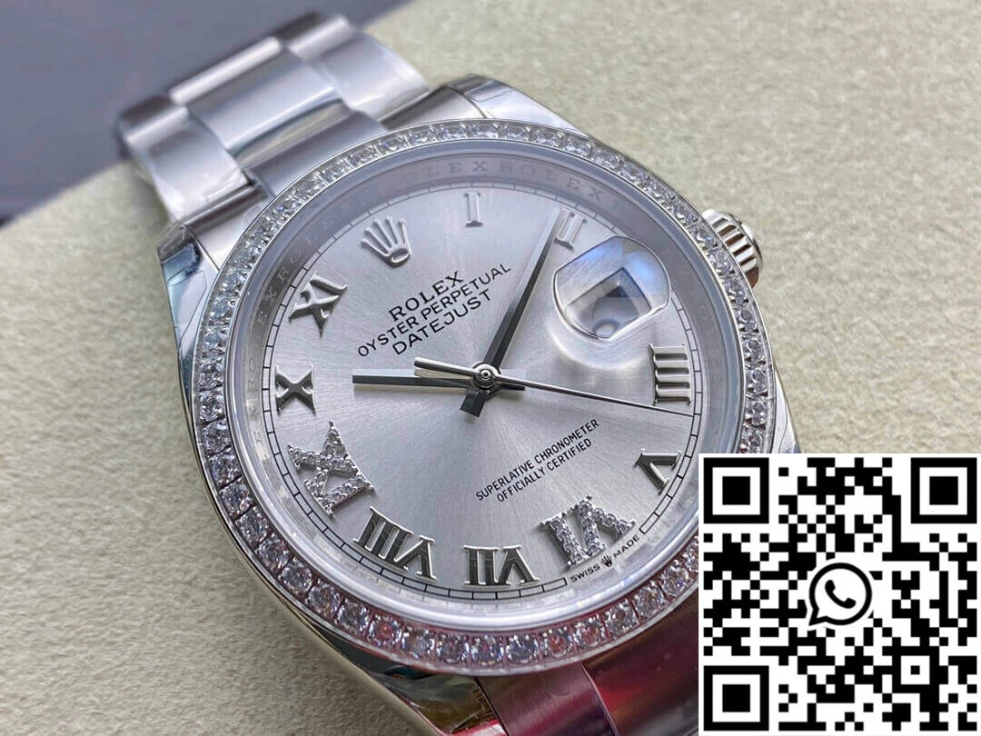 Rolex Datejust M126284RBR-0022 EW Factory Diamond-set Bezel TravelReady 758