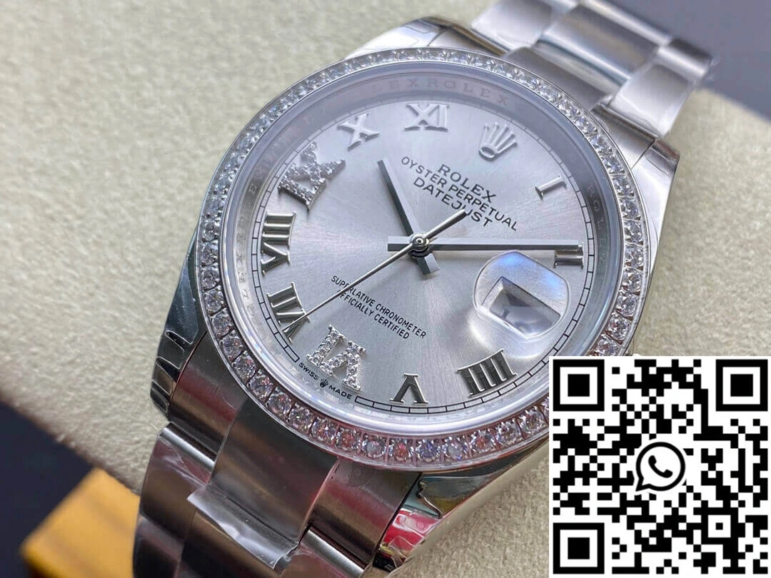 Rolex Datejust M126284RBR-0022 EW Factory Diamond-set Bezel TravelReady 758