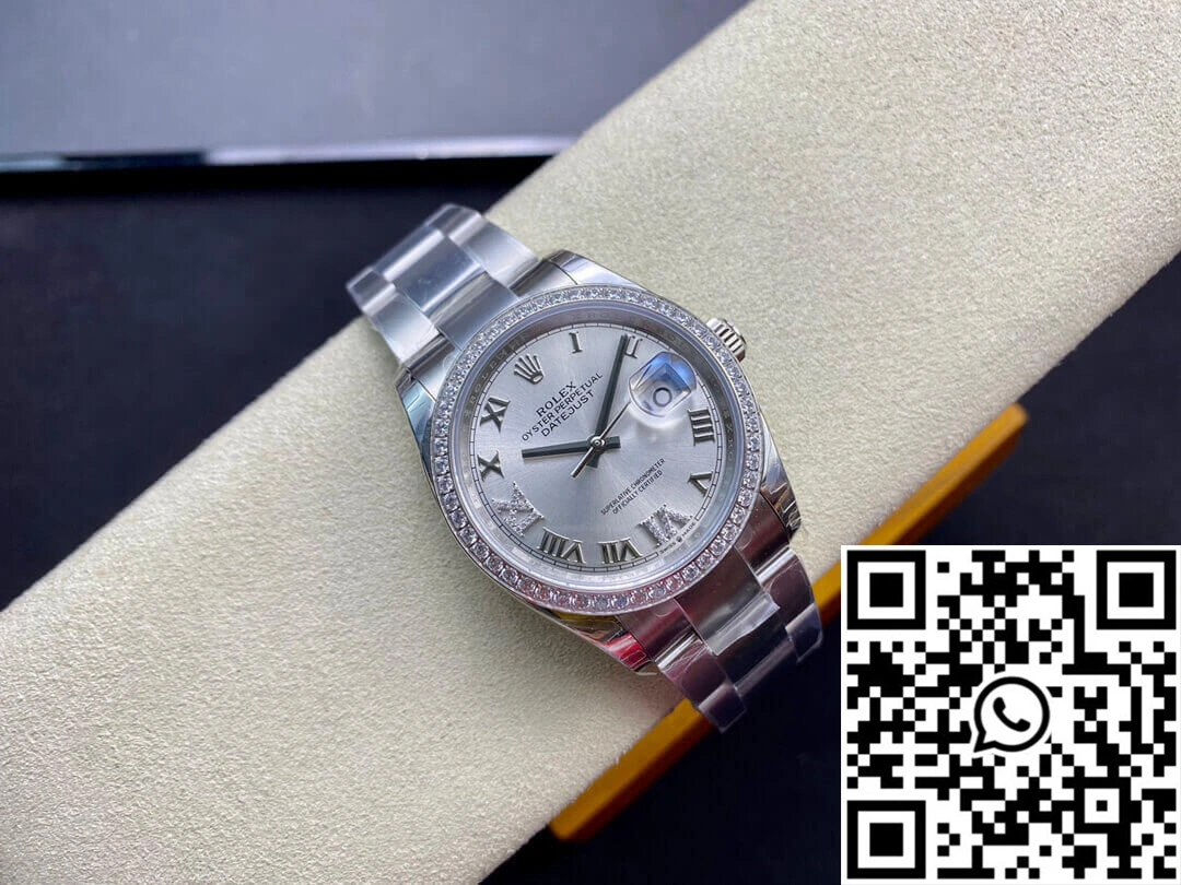 Rolex Datejust M126284RBR-0022 EW Factory Diamond-set Bezel TravelReady 758