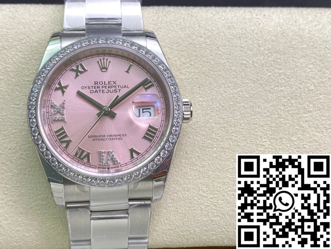 Affordable Rolex Datejust M126284RBR-0024 EW Factory Diamond-set Dial 751