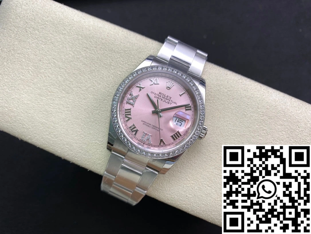 Affordable Rolex Datejust M126284RBR-0024 EW Factory Diamond-set Dial 751