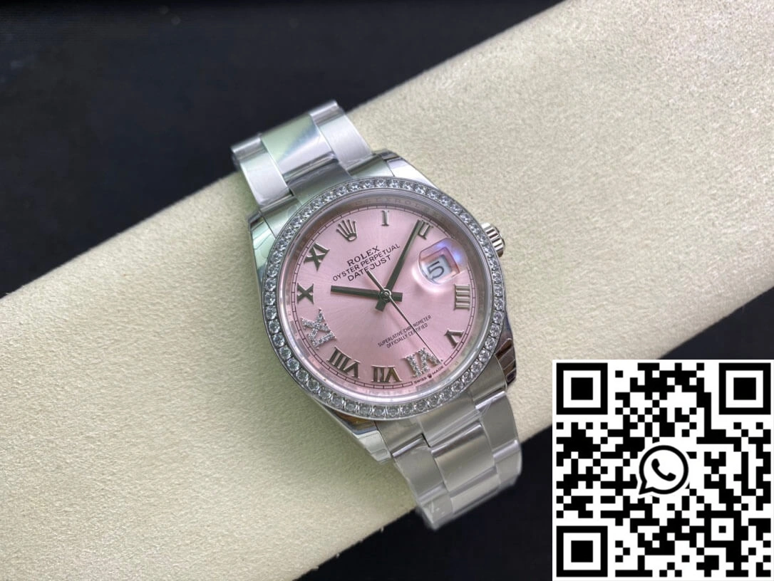 Affordable Rolex Datejust M126284RBR-0024 EW Factory Diamond-set Dial 751