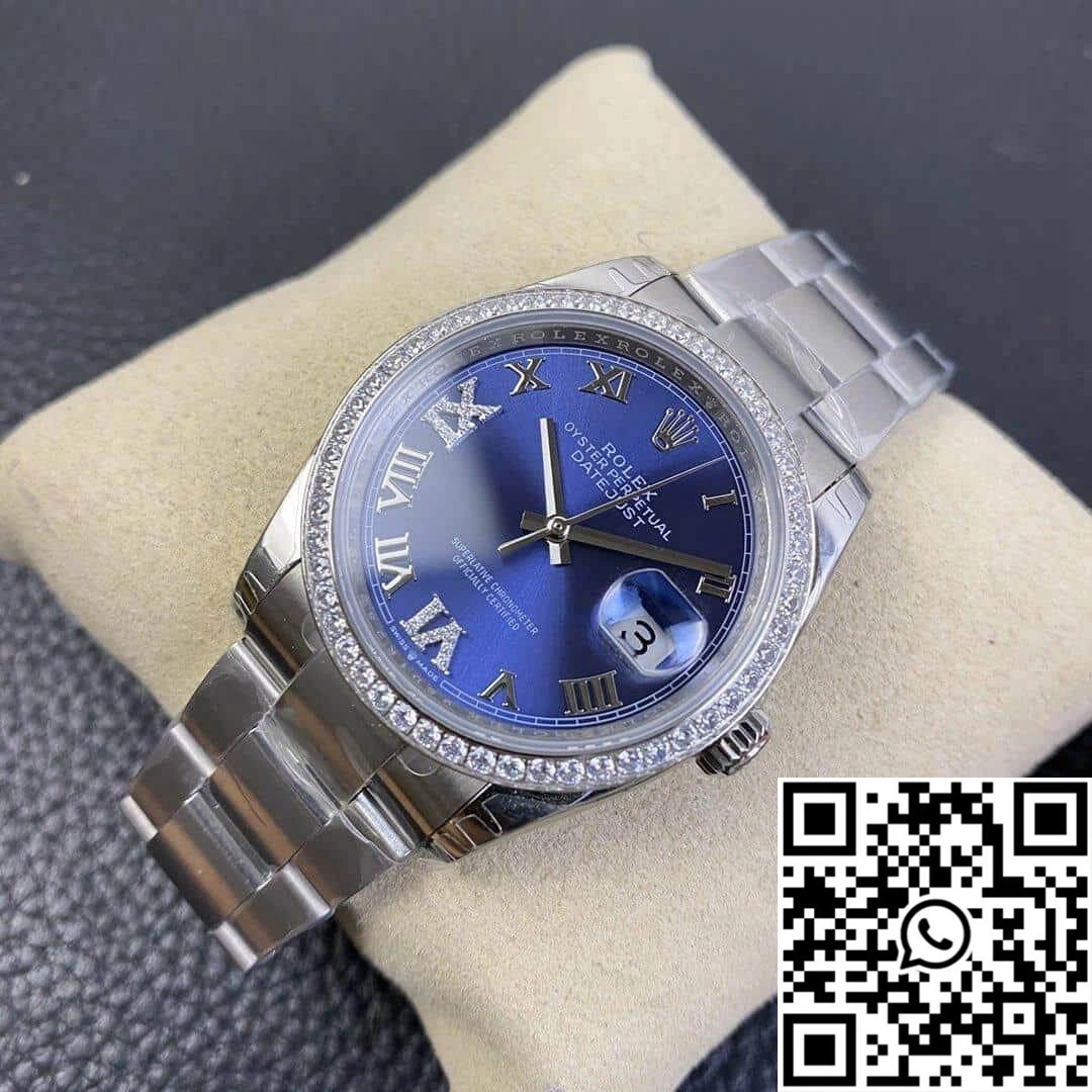 Sophisticated Rolex Datejust M126284RBR EW Factory Diamond Bezel 734