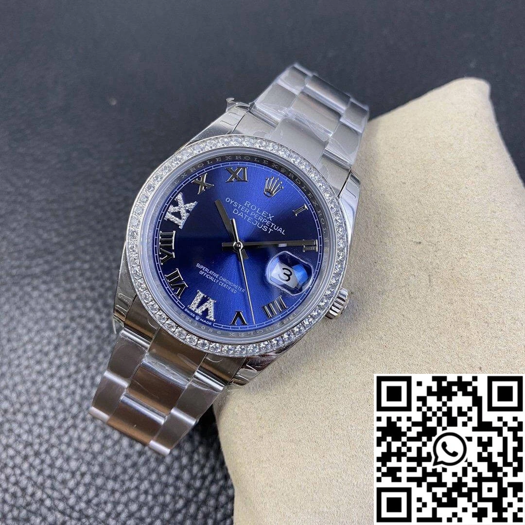 Sophisticated Rolex Datejust M126284RBR EW Factory Diamond Bezel 734