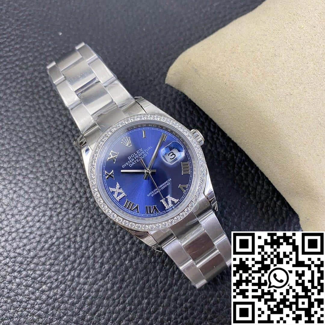 Sophisticated Rolex Datejust M126284RBR EW Factory Diamond Bezel 734
